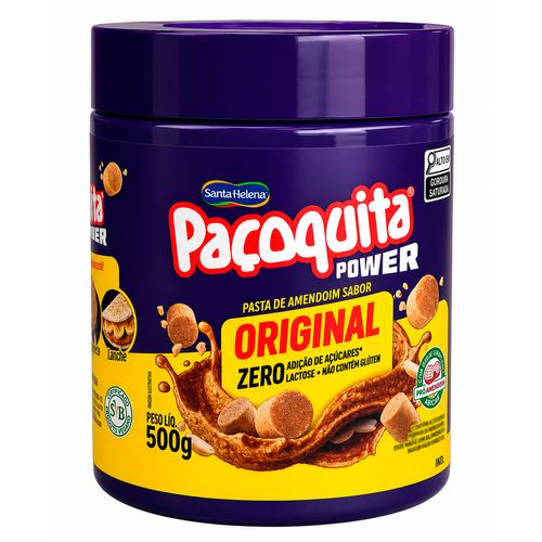 Pasta de Amendoim Santa Helena Pacoquita Power Original 500g-1-
